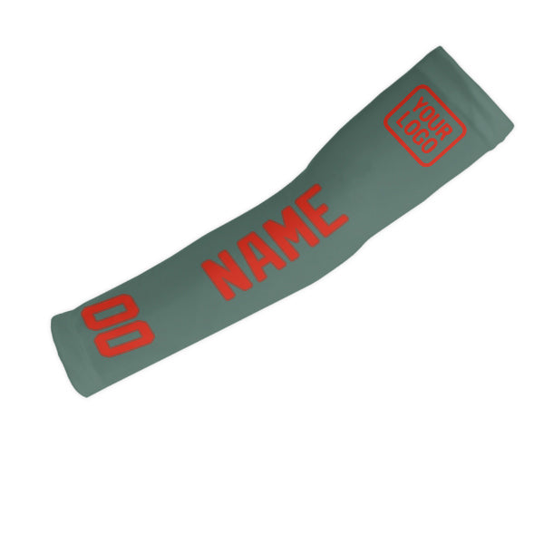 Maßgeschneidertes Blaugrün Orangerot Armschutz