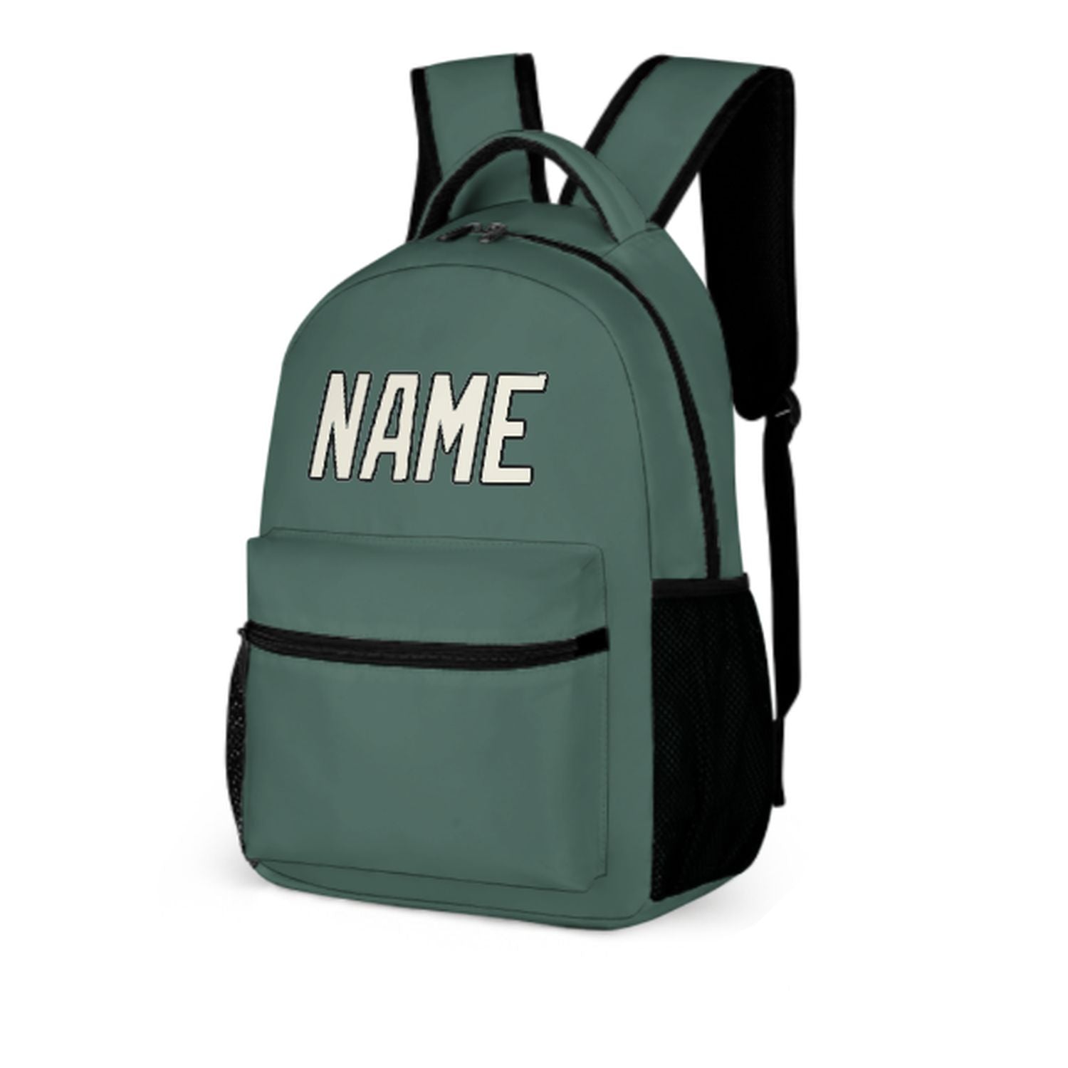 Zaino per bambini personalizzato color verde acqua e beige