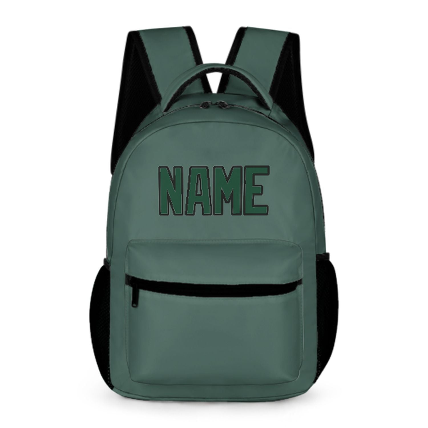 Zaino per bambini personalizzato color verde acqua e muschio