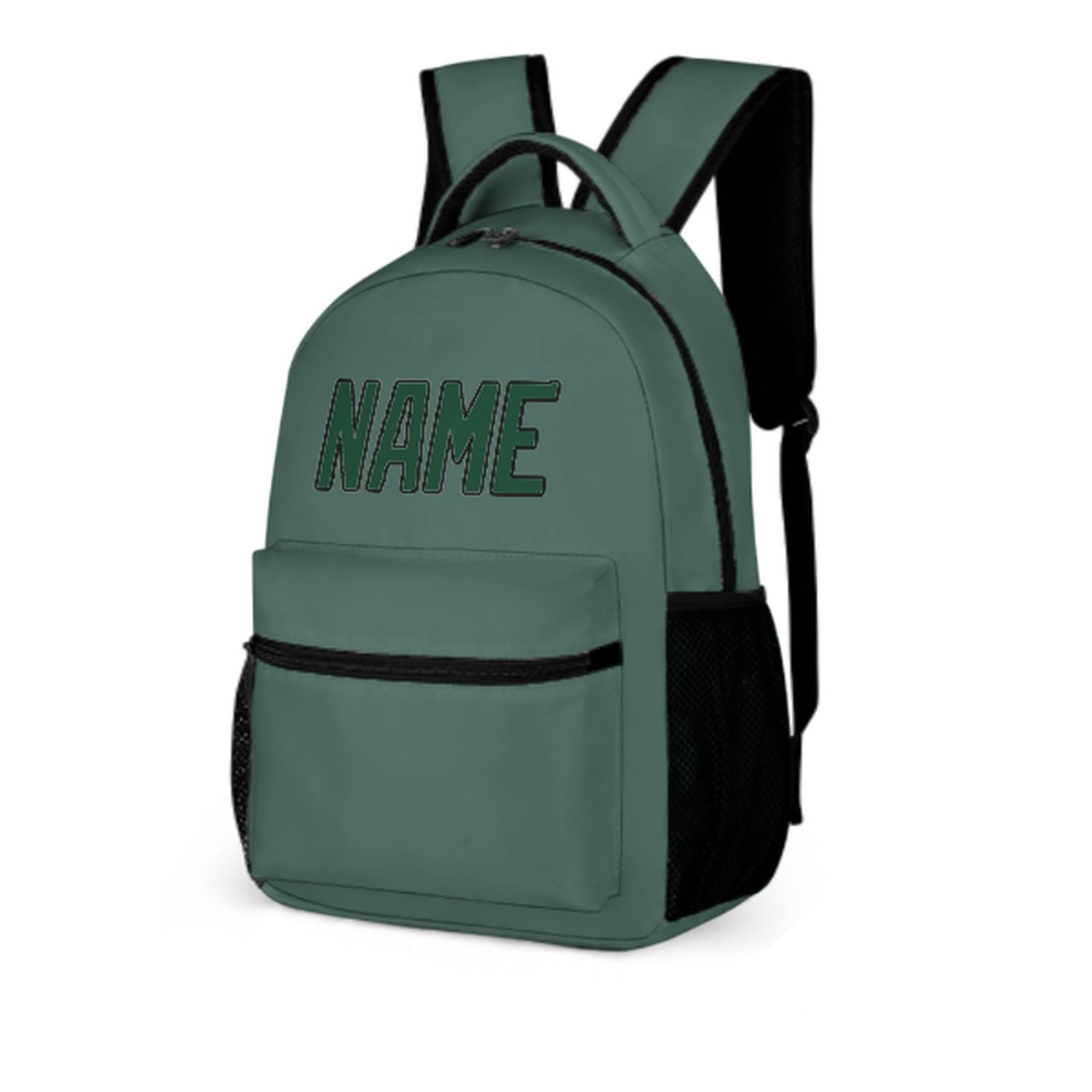 Zaino per bambini personalizzato color verde acqua e muschio