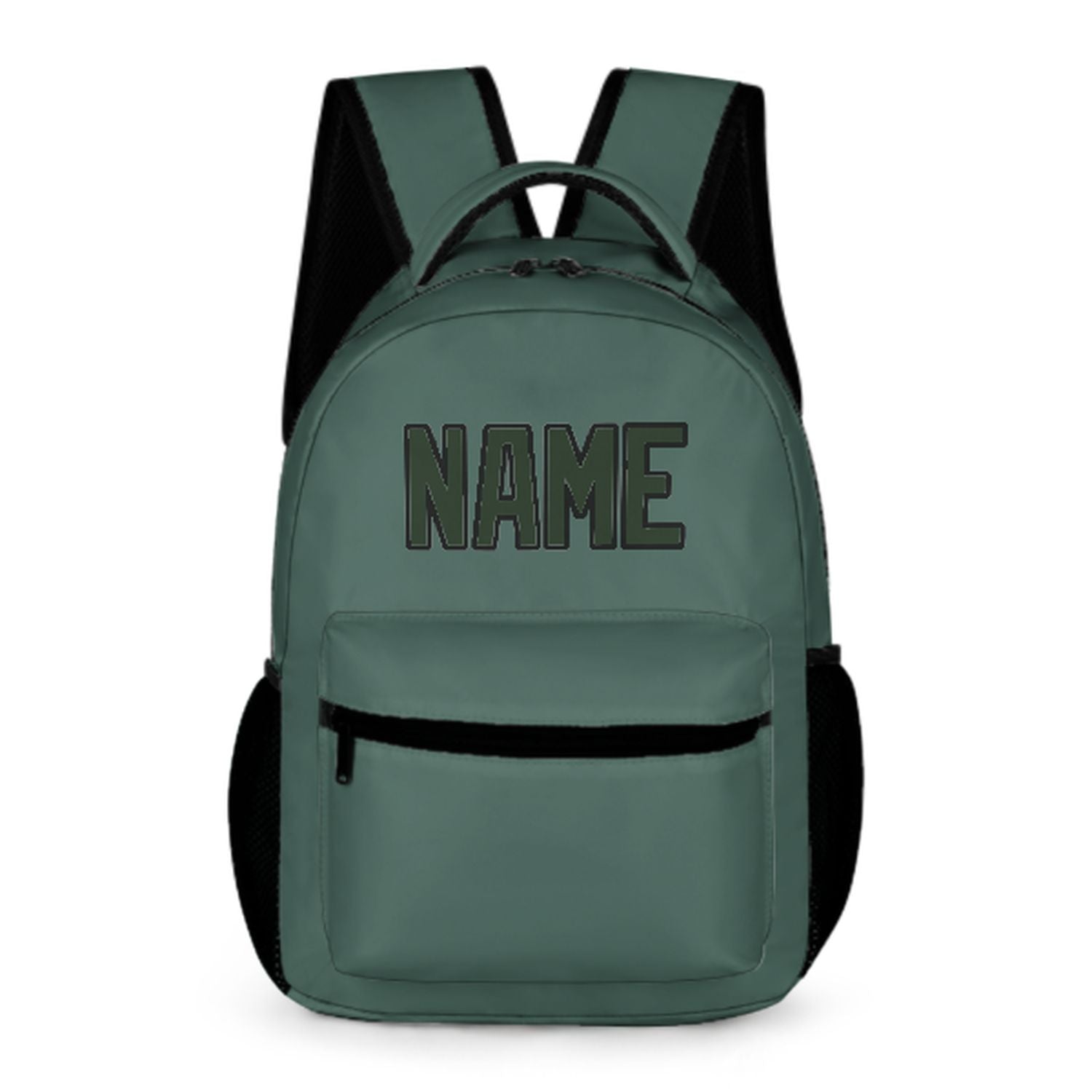 Zaino per bambini personalizzato color verde acqua e abete