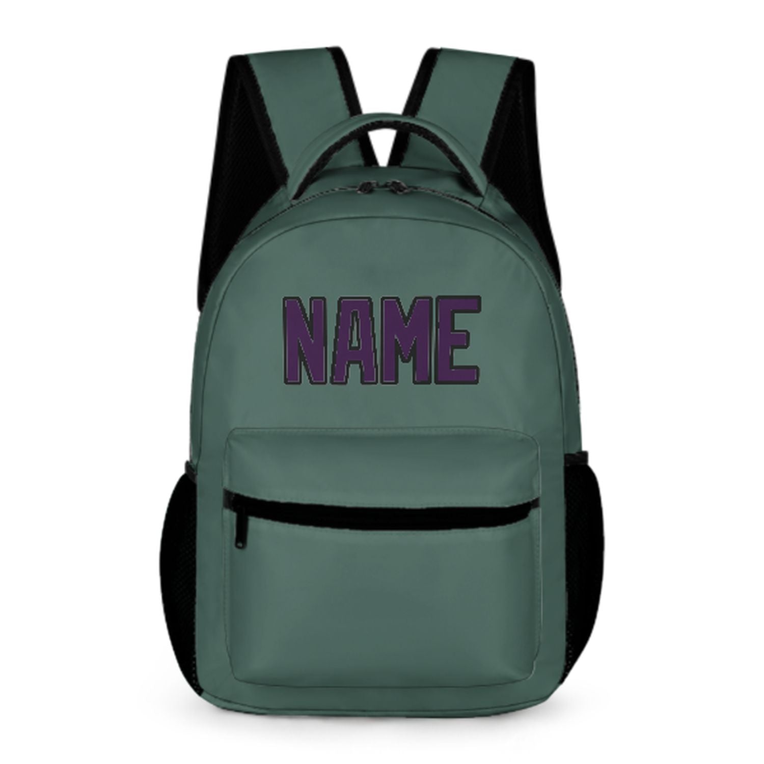 Zaino personalizzato per bambini color verde acqua e viola
