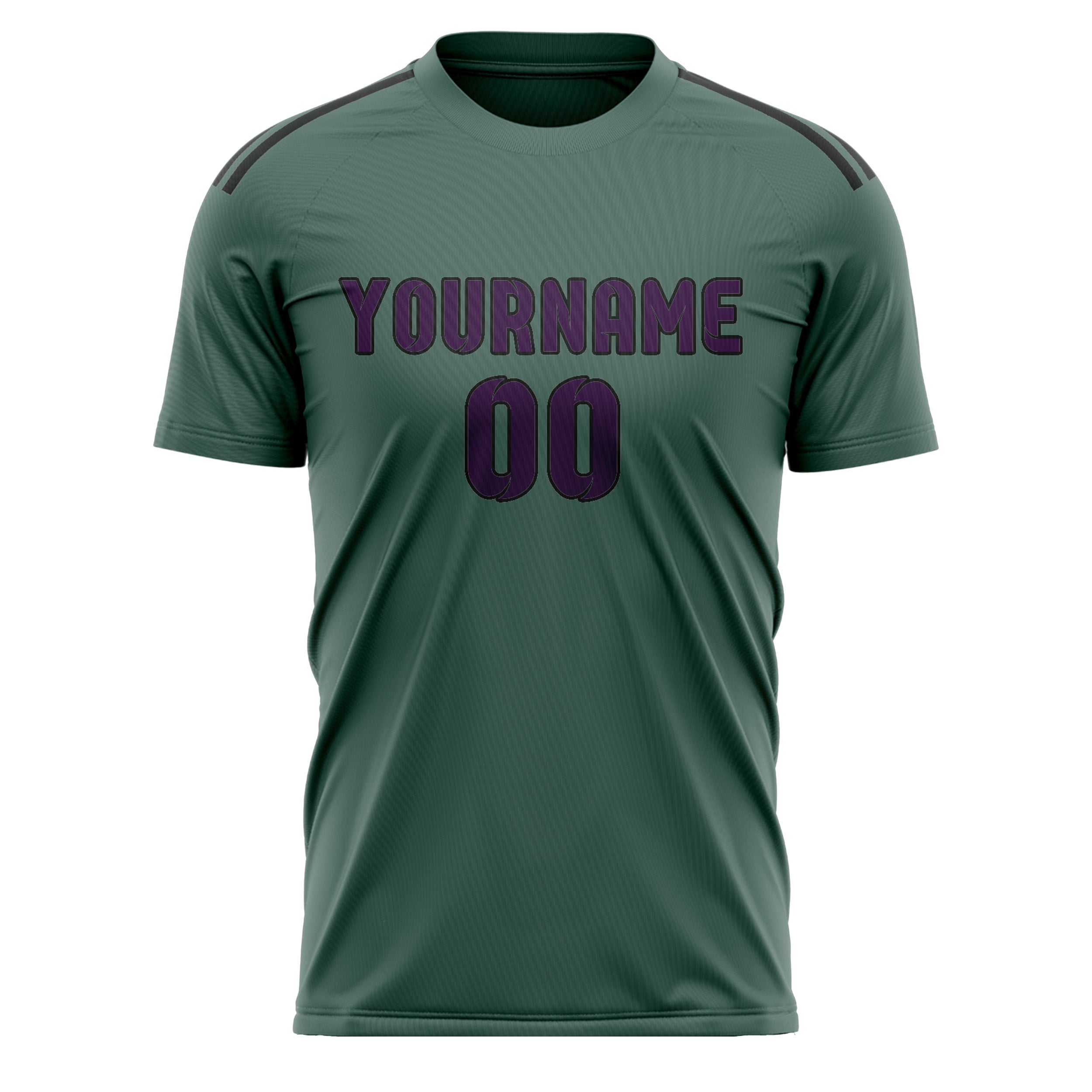Maillot de football personnalisé professionnel bleu sarcelle violet