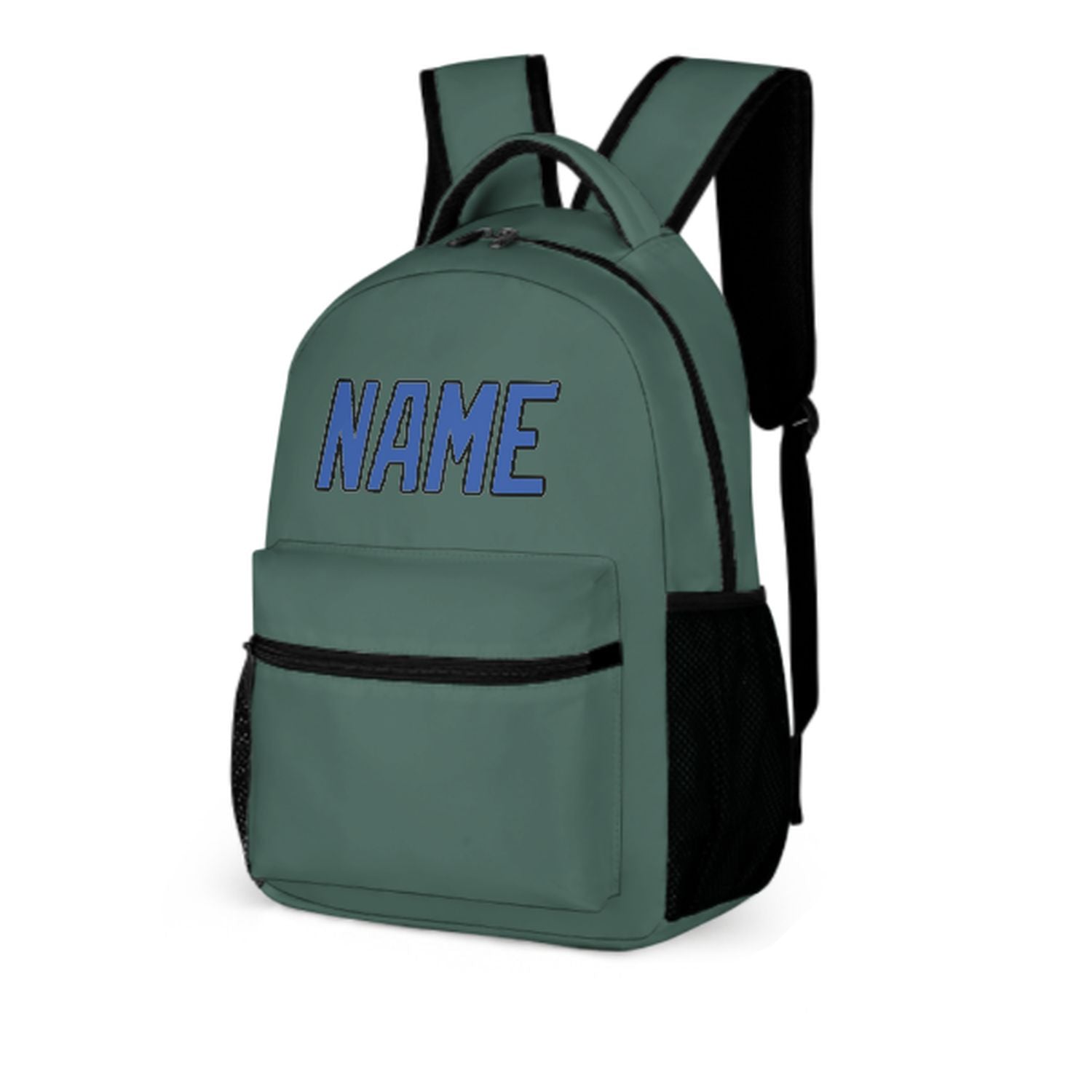 Zaino per bambini personalizzato color verde acqua e blu cielo