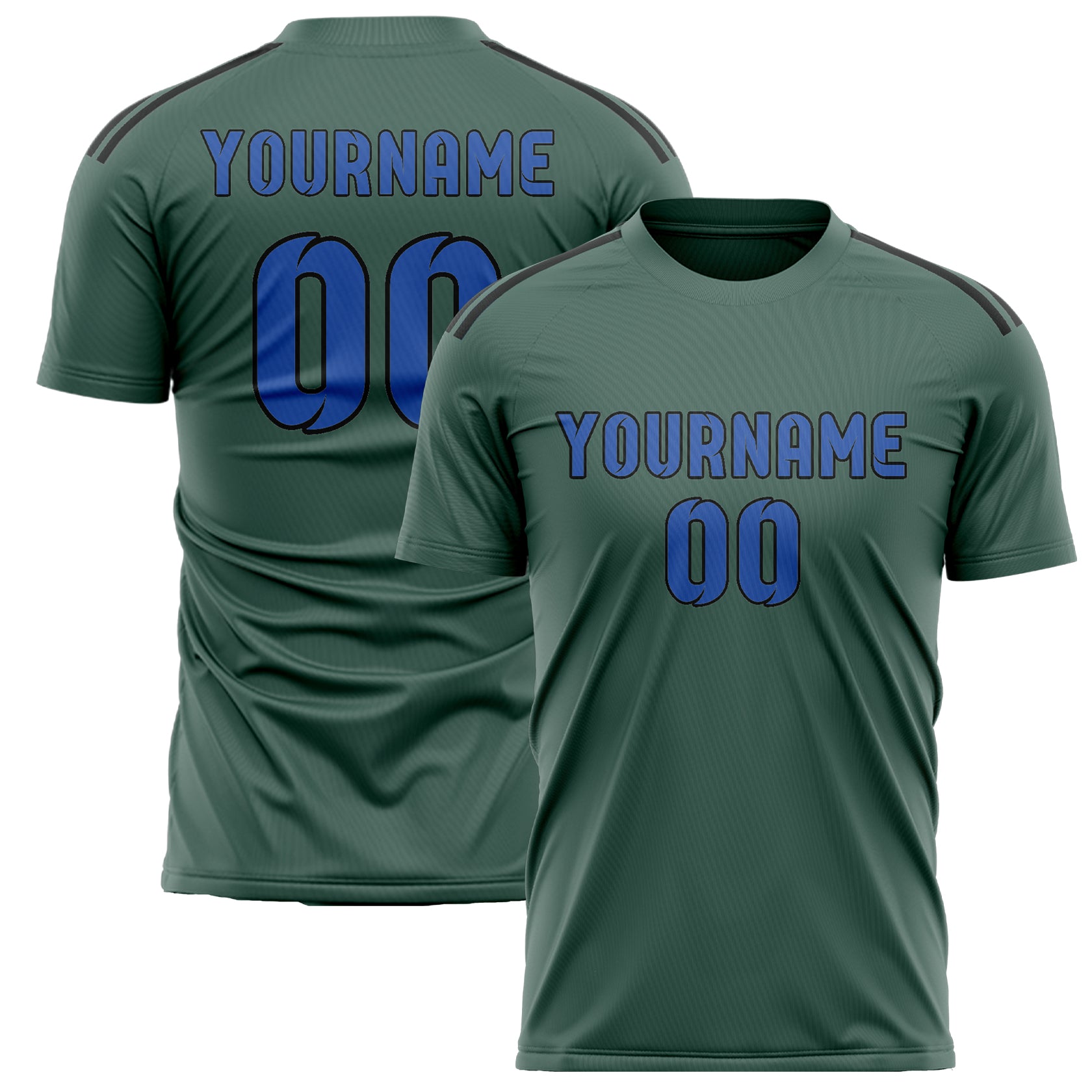 Maillot de football professionnel personnalisé bleu ciel sarcelle