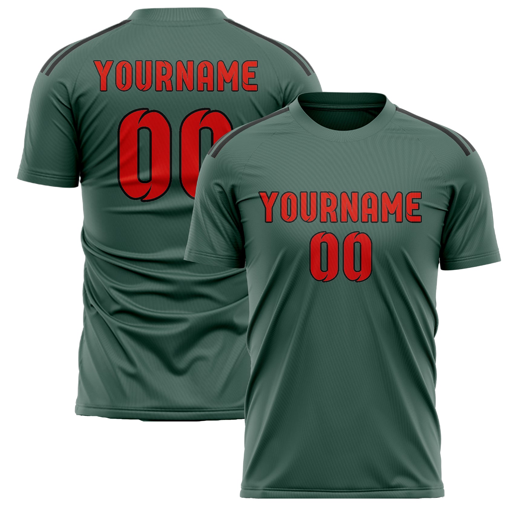 Maillot de football professionnel personnalisé bleu sarcelle orange rouge