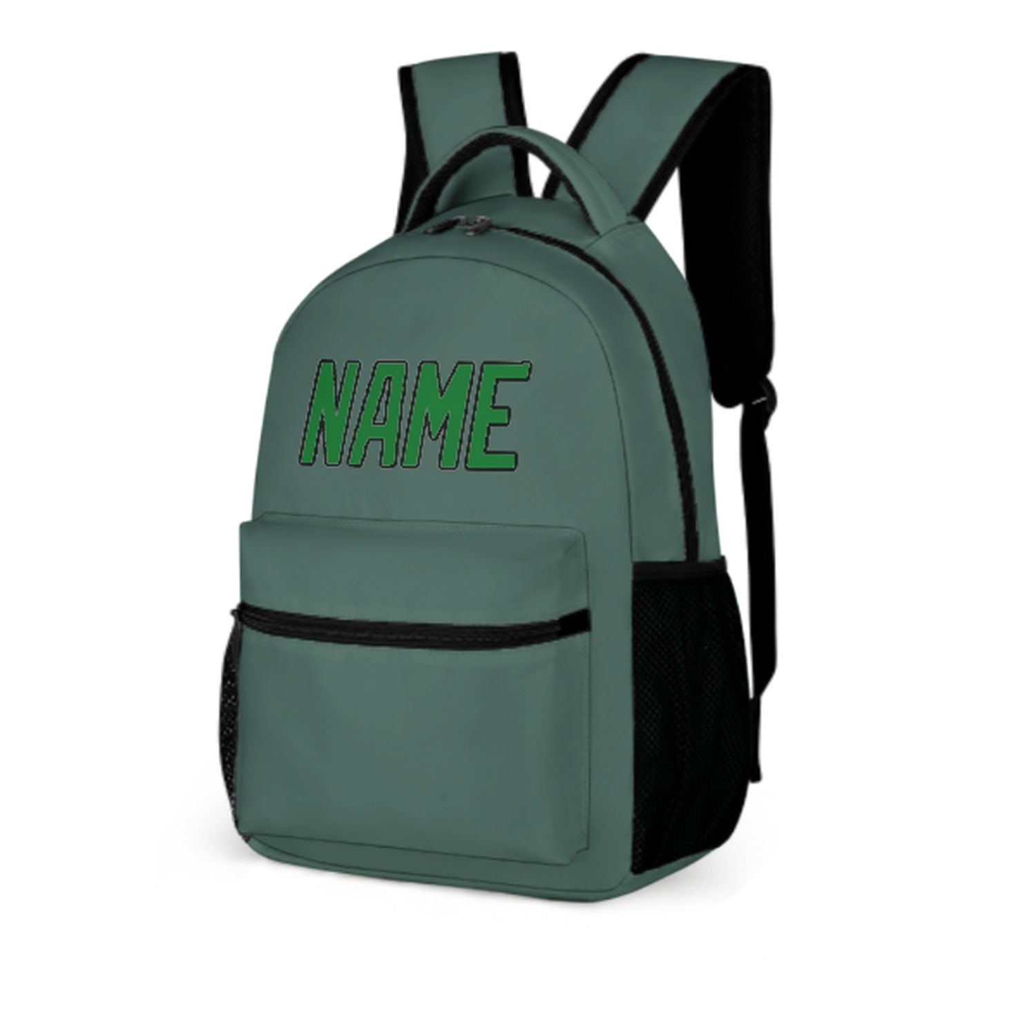 Zaino per bambini personalizzato color verde acqua e smeraldo