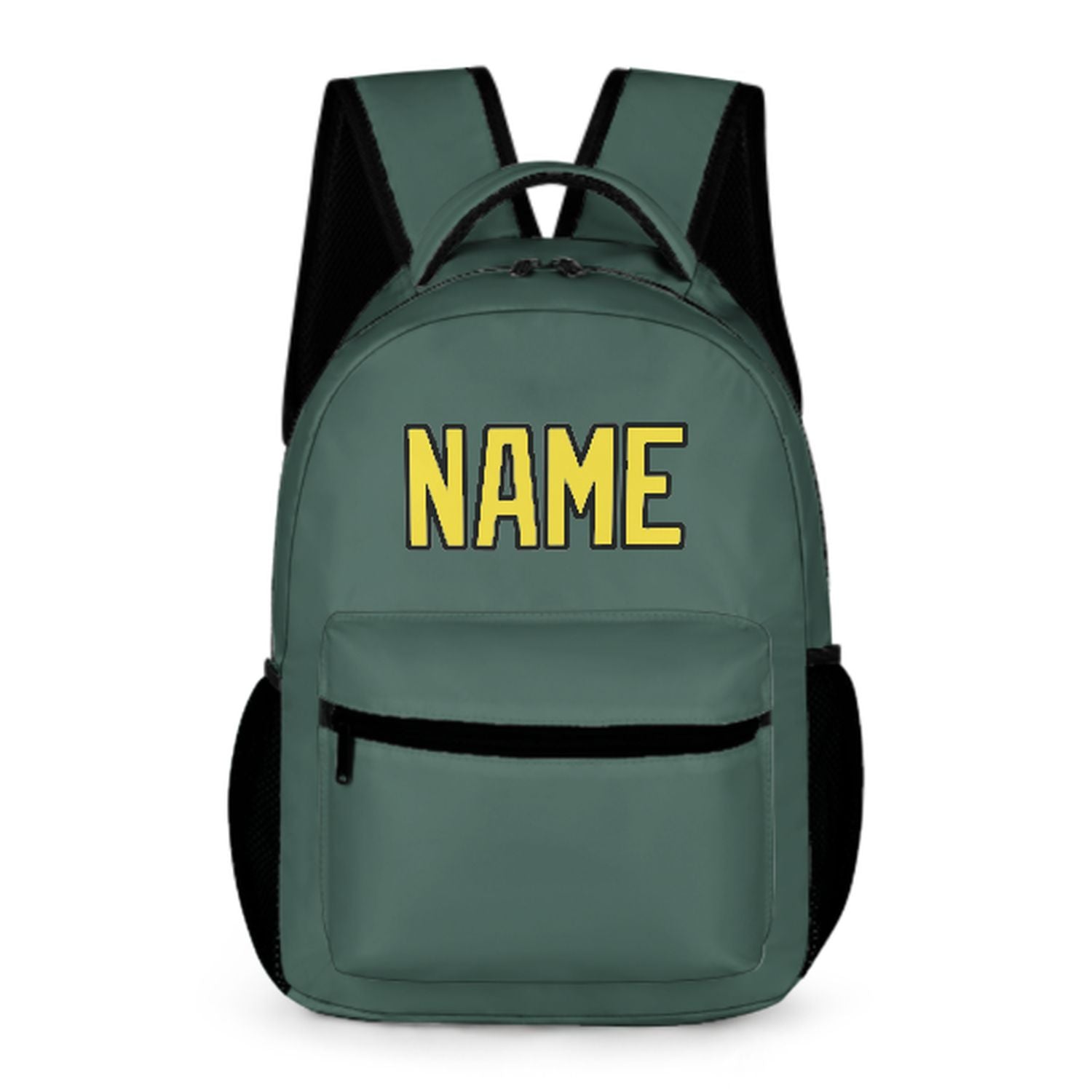 Zaino per bambini personalizzato color verde acqua e giallo pallido