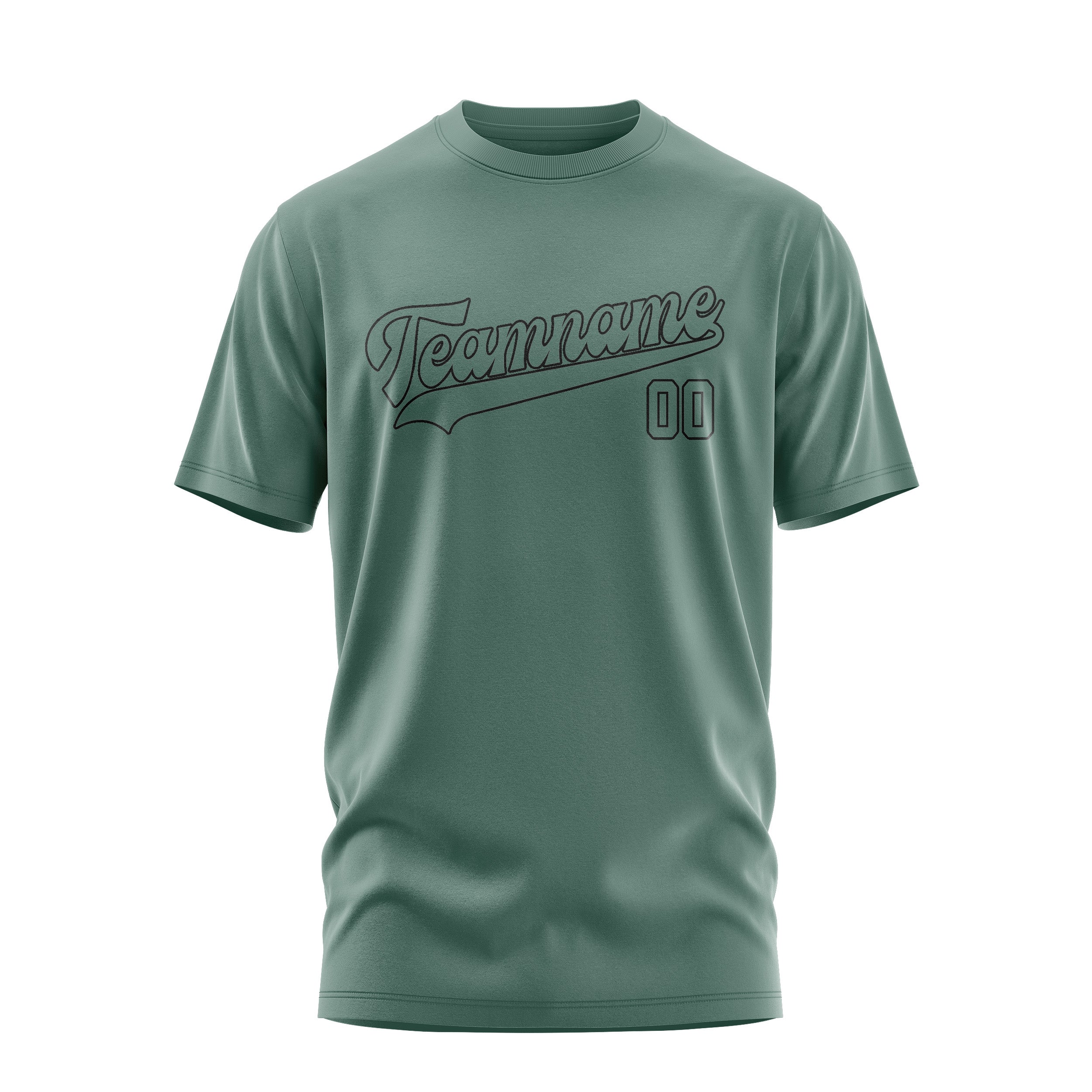 Maßgeschneidertes Blaugrün Blaugrün T-Shirt