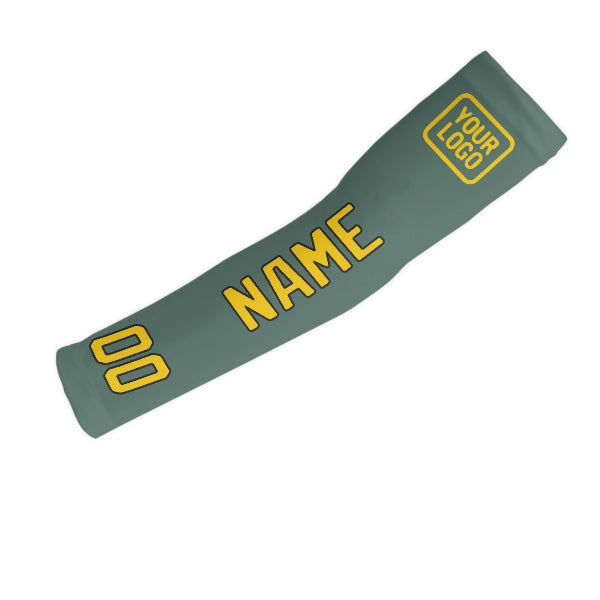 Maßgeschneidertes Blaugrün Gold Armschutz