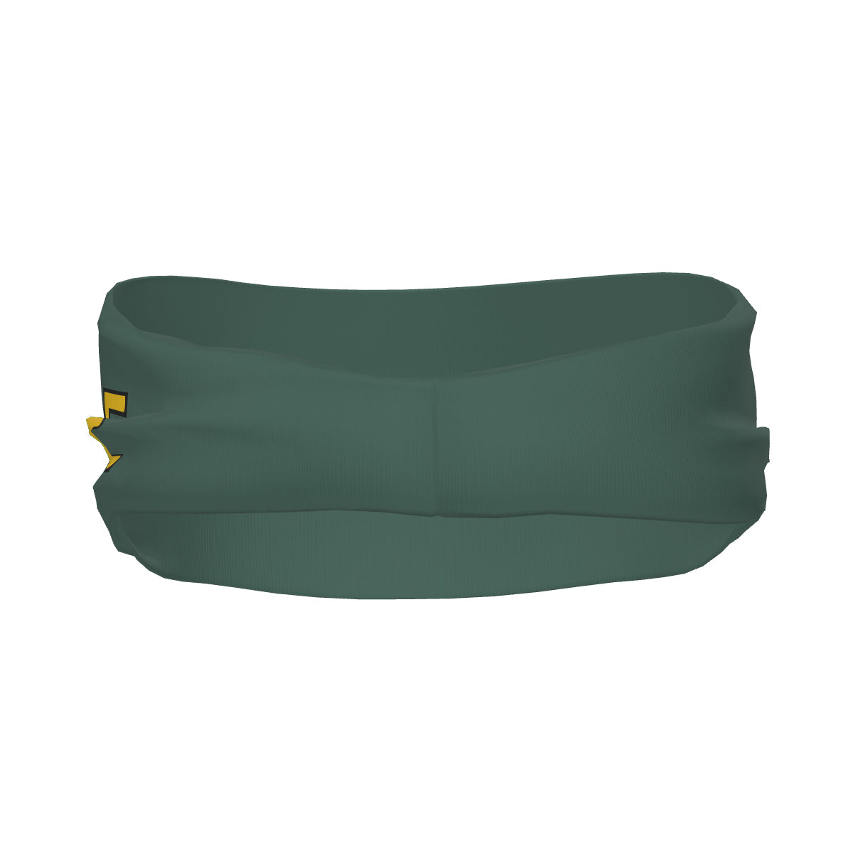 Fascia sportiva personalizzata color verde acqua e oro