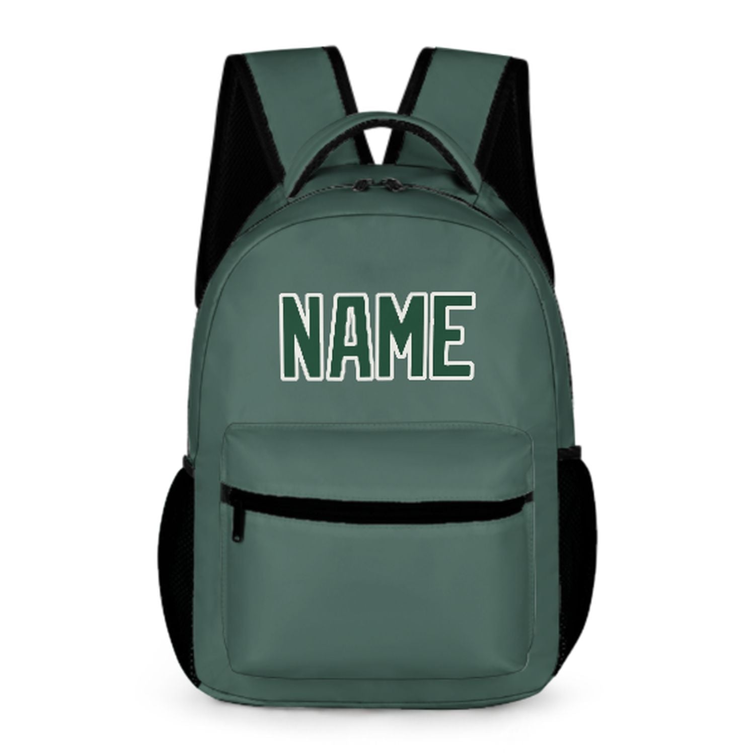 Zaino per bambini personalizzato color verde acqua e muschio