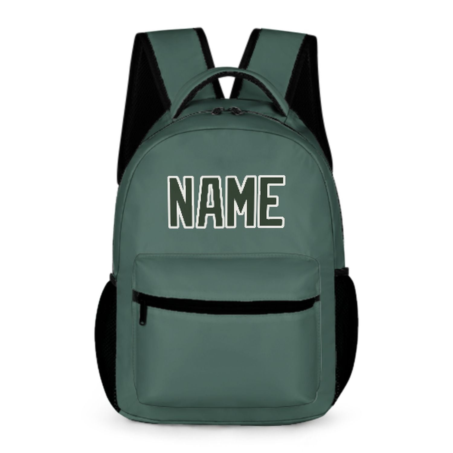 Zaino per bambini personalizzato color verde acqua e abete