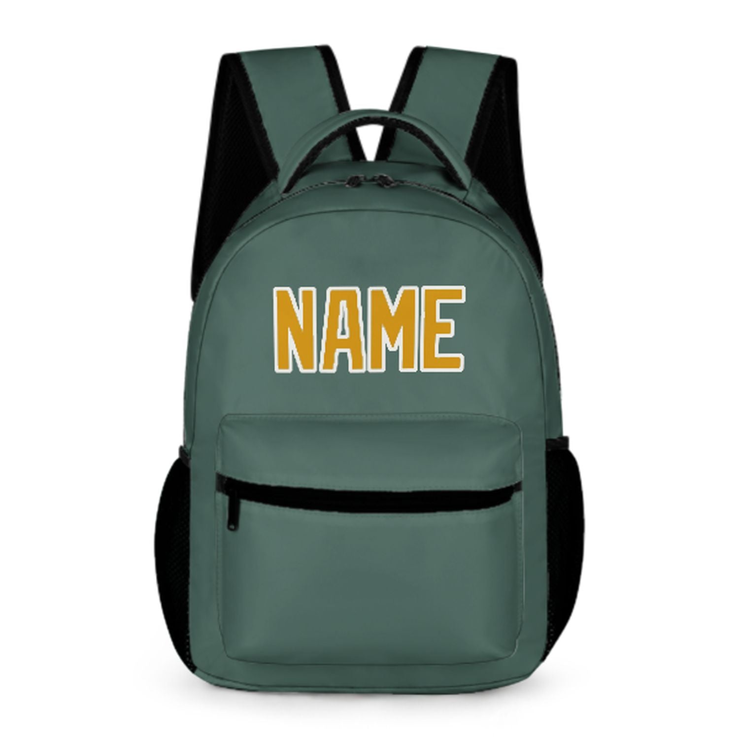 Zaino per bambini giallo-verde acqua personalizzato