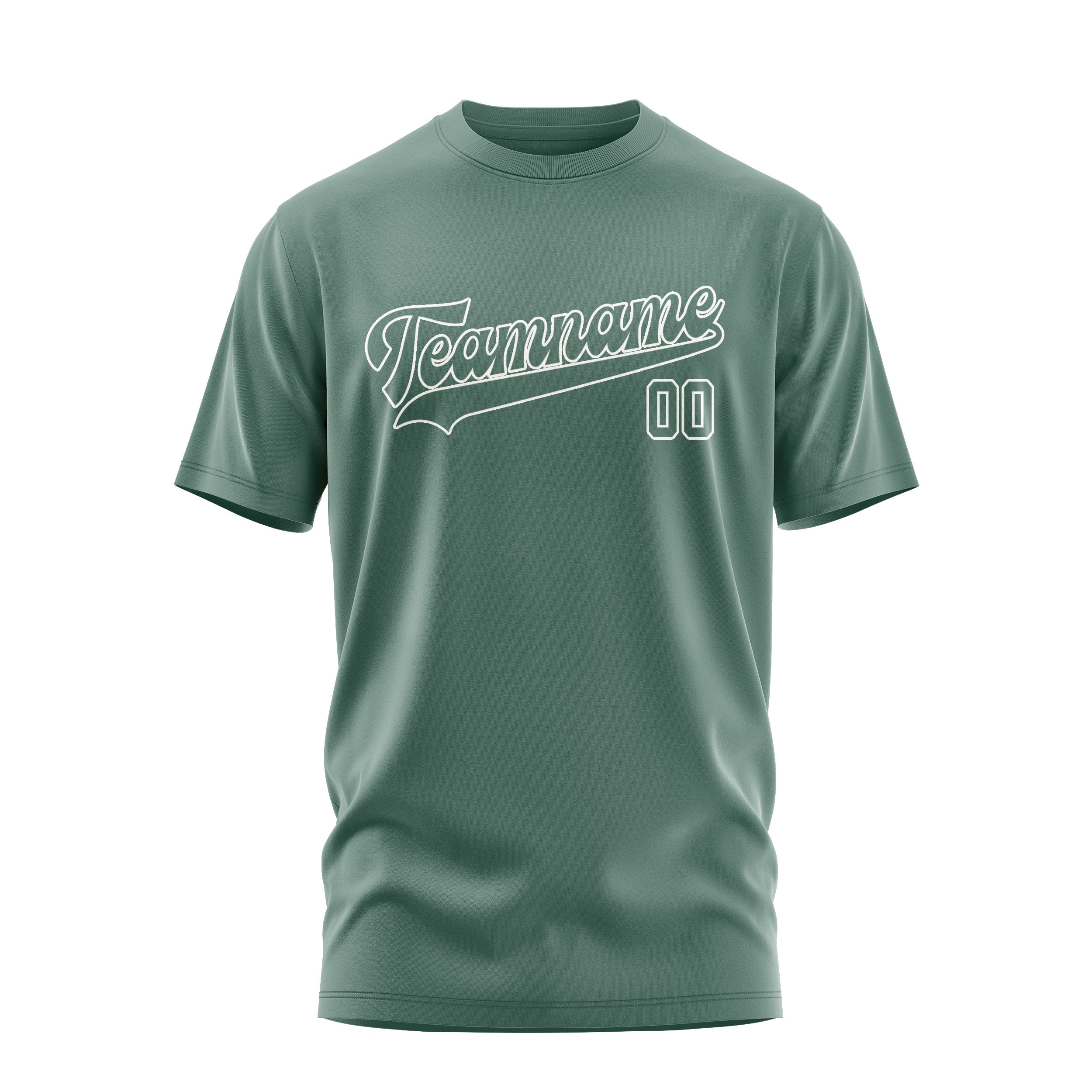 Maßgeschneidertes Blaugrün Blaugrün T-Shirt