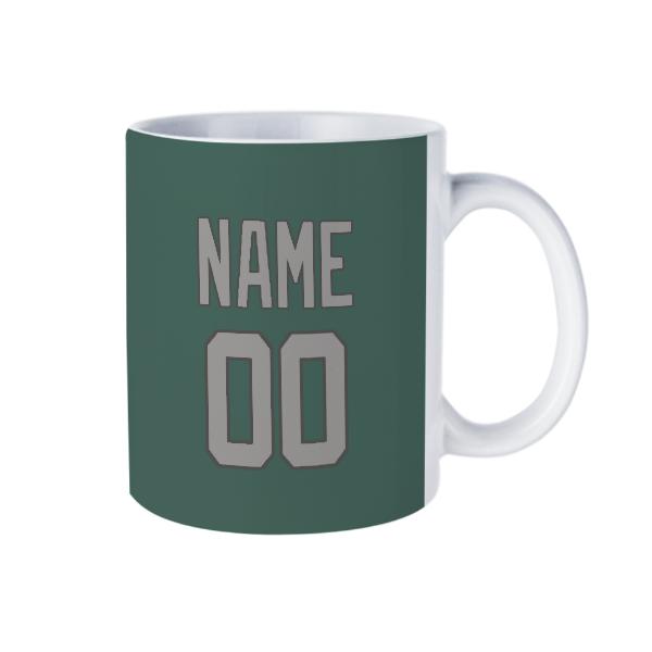 Tazza personalizzata grigio-verde acqua