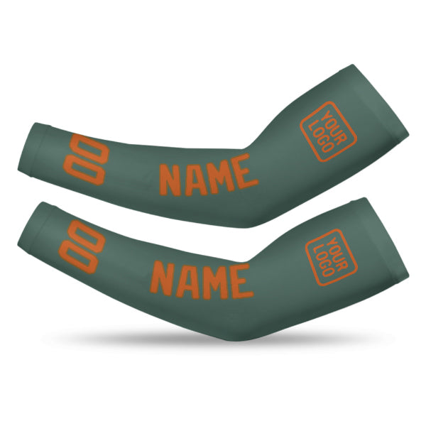 Maßgeschneidertes Blaugrün Orange Armschutz