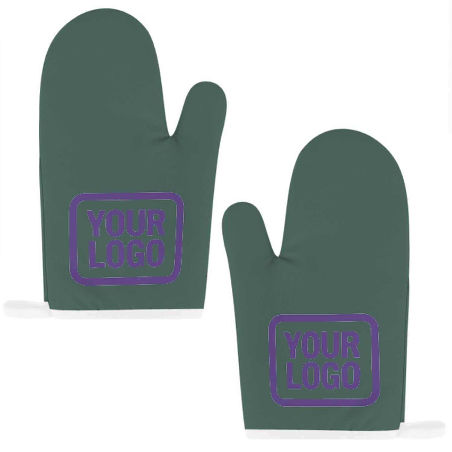 Maßgeschneidertes Blaugrün  Lavendel Topfhandschuh Set – 2-teilig