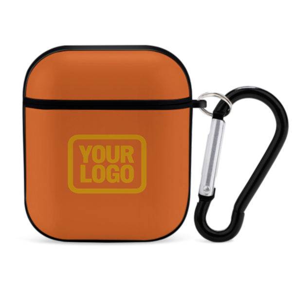 Maßgeschneidertes Orange Gelb AirPods-Hülle