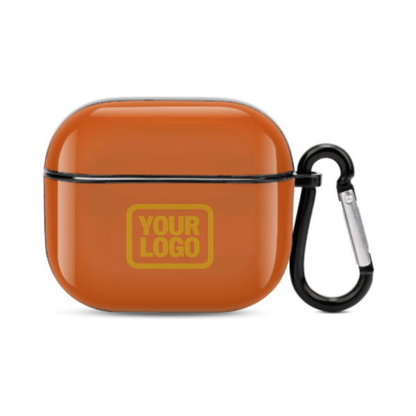 Maßgeschneidertes Orange Gelb AirPods-Hülle (3. Generation)
