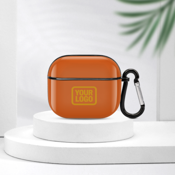 Maßgeschneidertes Orange Gelb AirPods-Hülle (3. Generation)