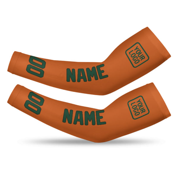 Maßgeschneidertes Orange Moosgrün Armschutz
