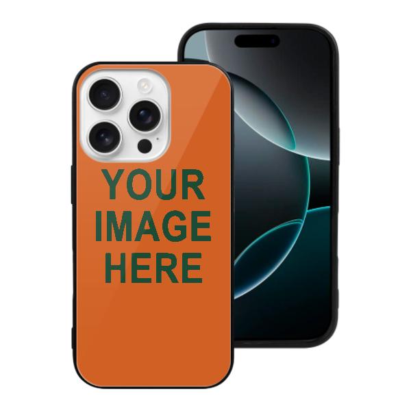 Maßgeschneidertes Orange Moosgrün Handyhülle