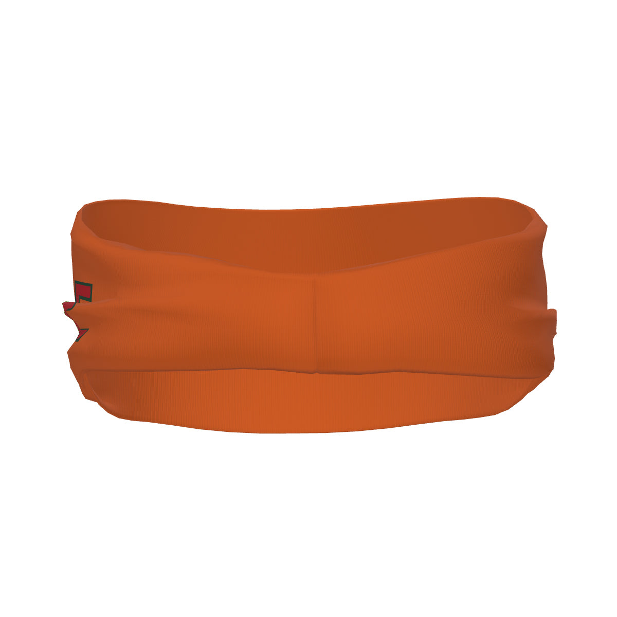 Fascia sportiva arancione rossa personalizzata