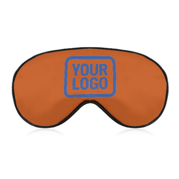 Maßgeschneidertes Orange Himmelblau Schlafmaske