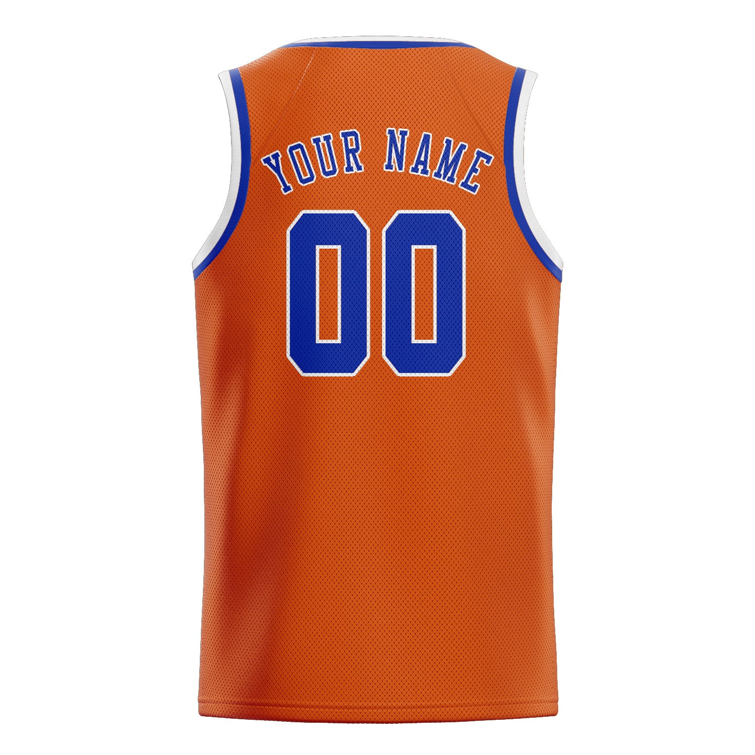 Benutzerdefiniertes Professionelles Orange Himmelblau Basketballtrikot
