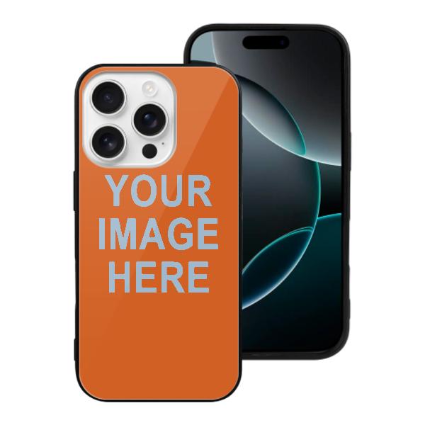 Maßgeschneidertes Orange Hellblau Handyhülle