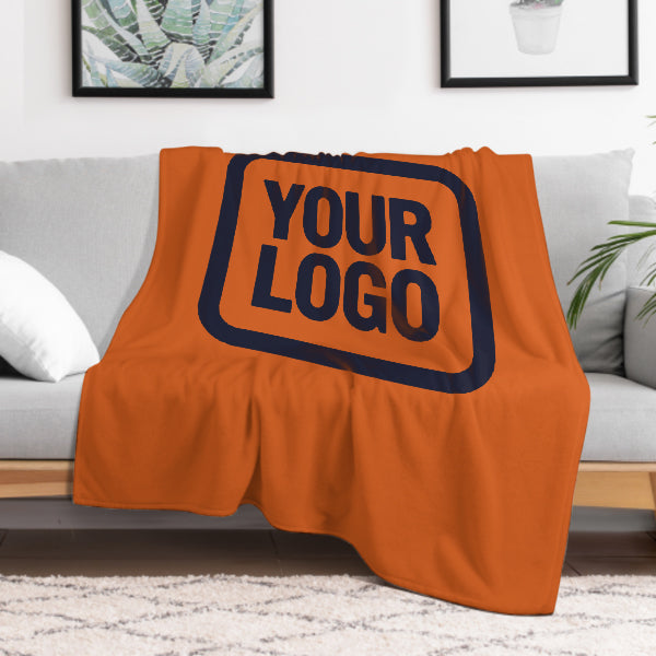 Maßgeschneidertes Orange Stahlblau Decke