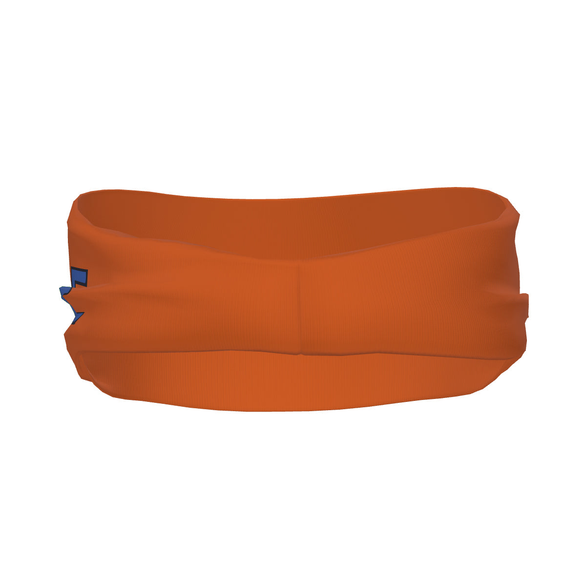 Fascia sportiva arancione e blu cielo personalizzata