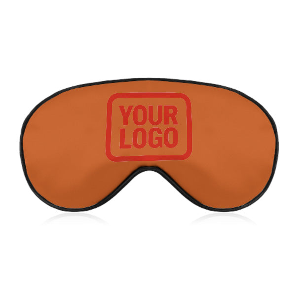 Maßgeschneidertes Orange Orangerot Schlafmaske