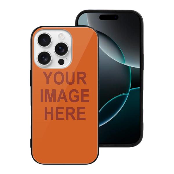 Maßgeschneidertes Orange Korallenrot Handyhülle
