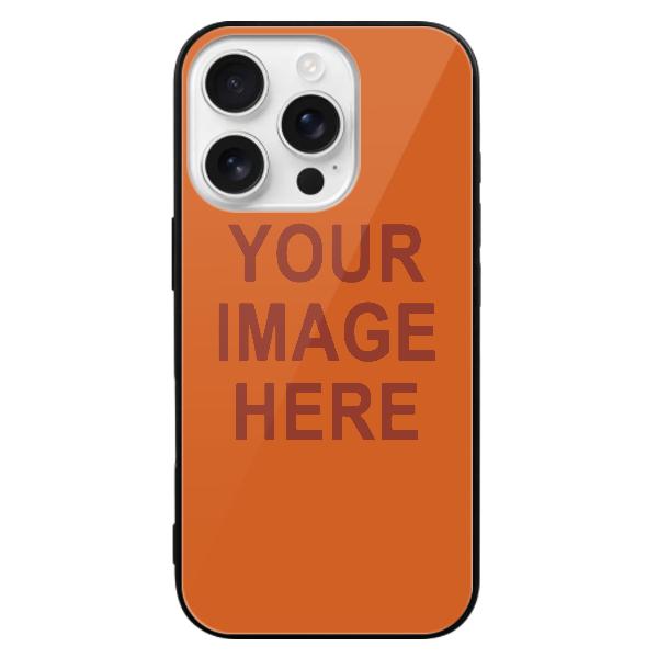 Maßgeschneidertes Orange Korallenrot Handyhülle