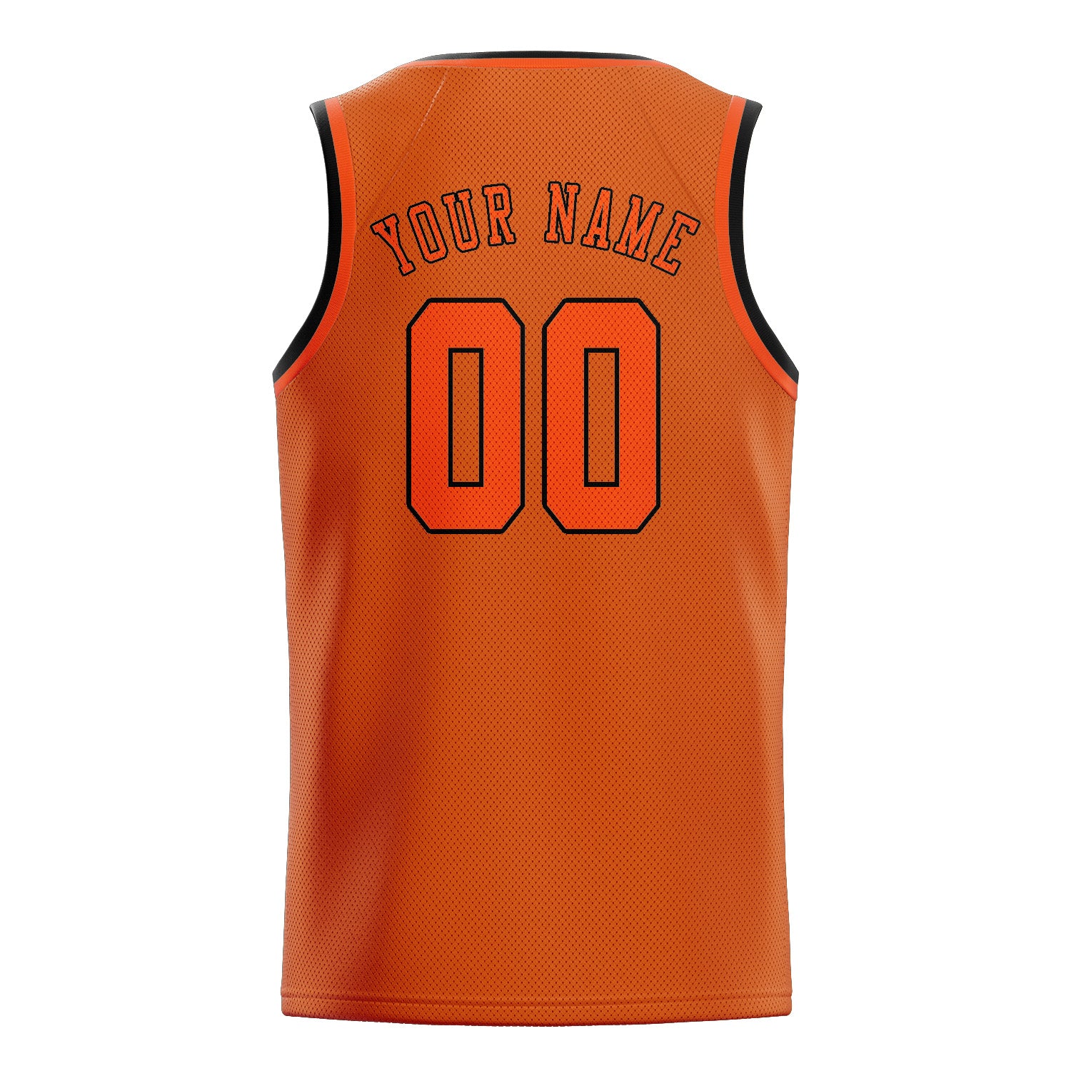 Benutzerdefiniertes Professionelles Orange Orangerot Basketballtrikot