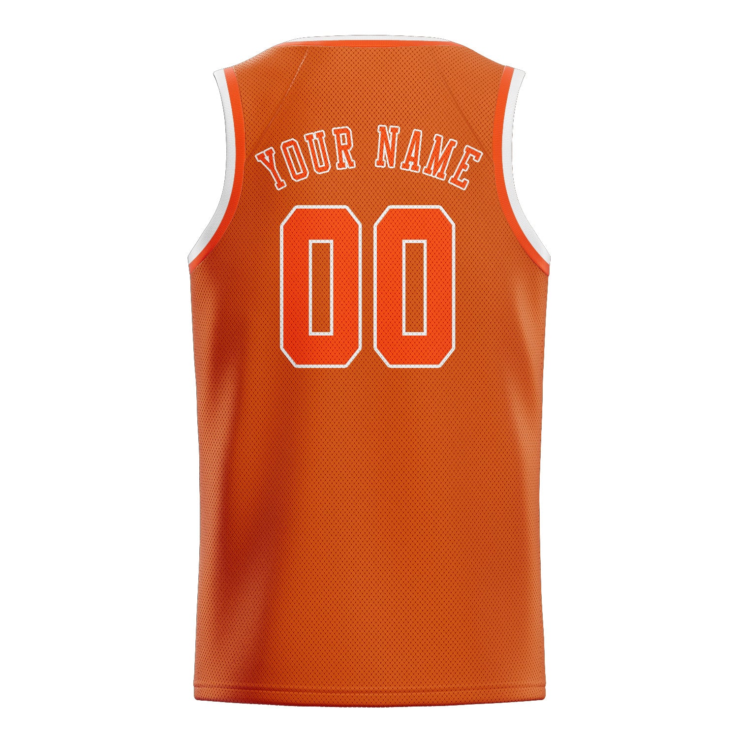 Benutzerdefiniertes Professionelles Orange Orangerot Basketballtrikot