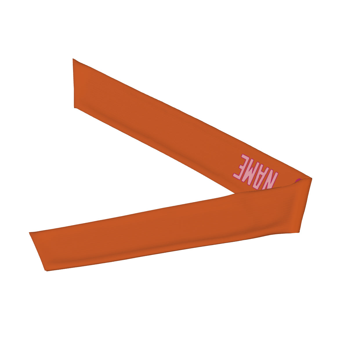Maßgeschneidertes Orange Rosa Stirnband