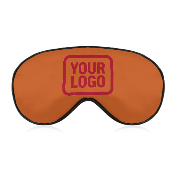 Maßgeschneidertes Orange Rot Schlafmaske