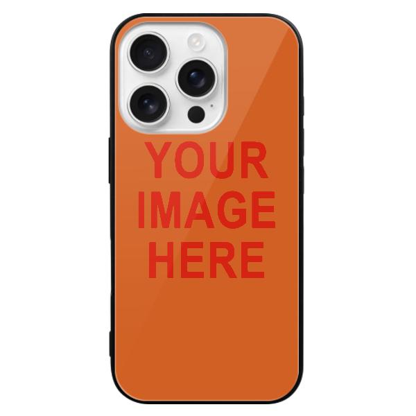 Maßgeschneidertes Orange Orangerot Handyhülle