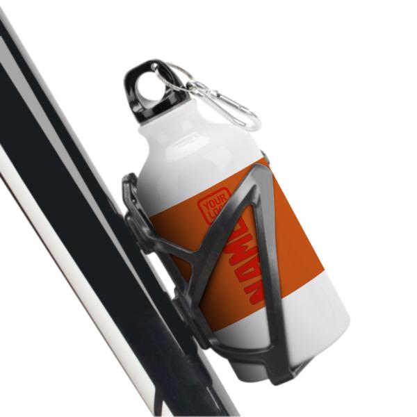 Maßgeschneidertes Orange Orangerot Sportflasche
