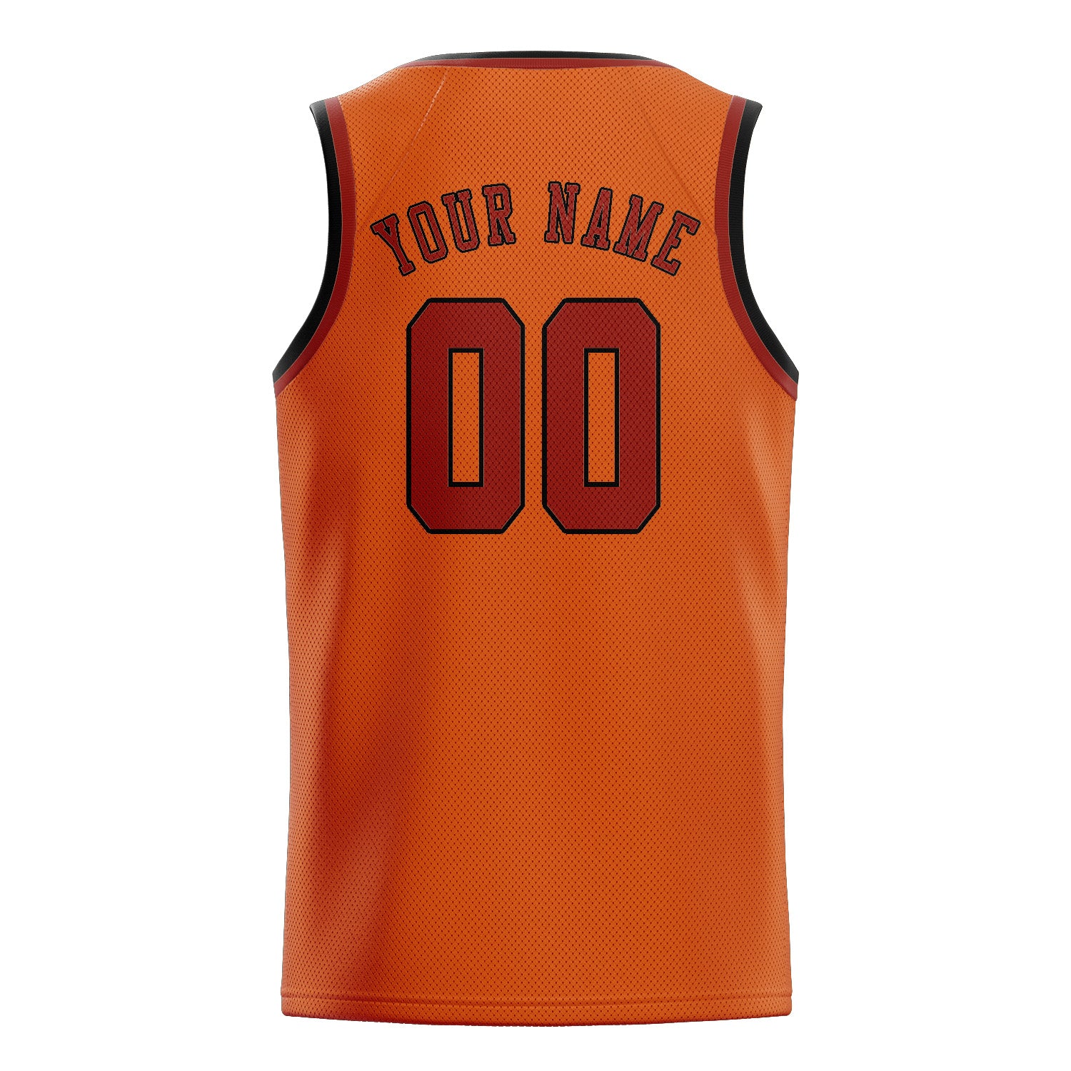 Benutzerdefiniertes Professionelles Orange Korallenrot Basketballtrikot