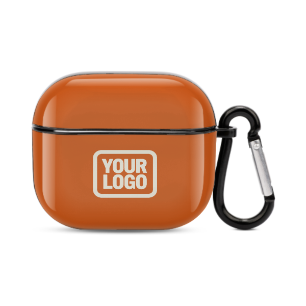 Maßgeschneidertes Orange Beige AirPods-Hülle (3. Generation)