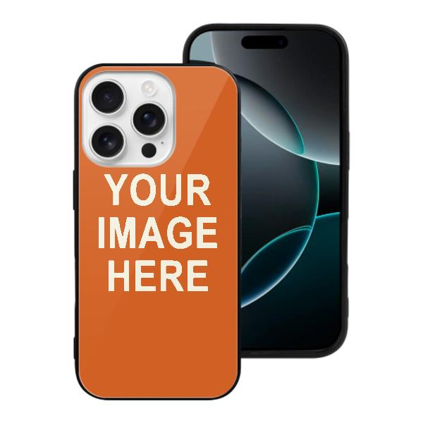 Maßgeschneidertes Orange Beige Handyhülle
