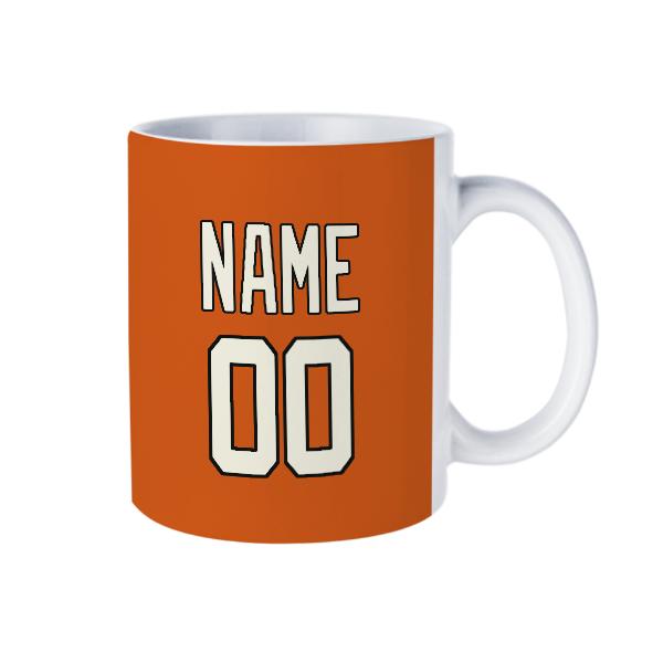 Maßgeschneidertes Orange Beige Becher
