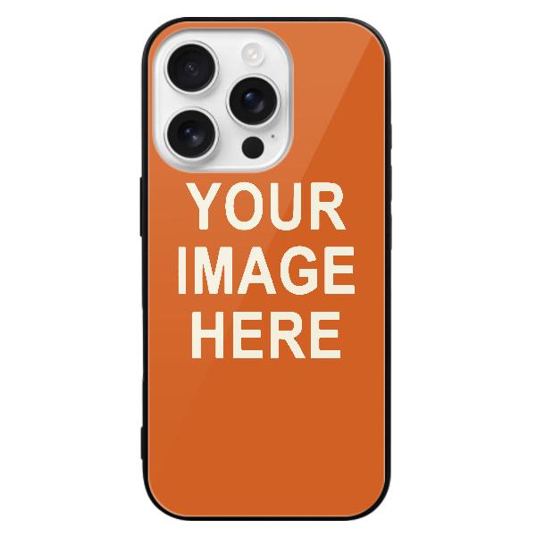 Maßgeschneidertes Orange Beige Handyhülle