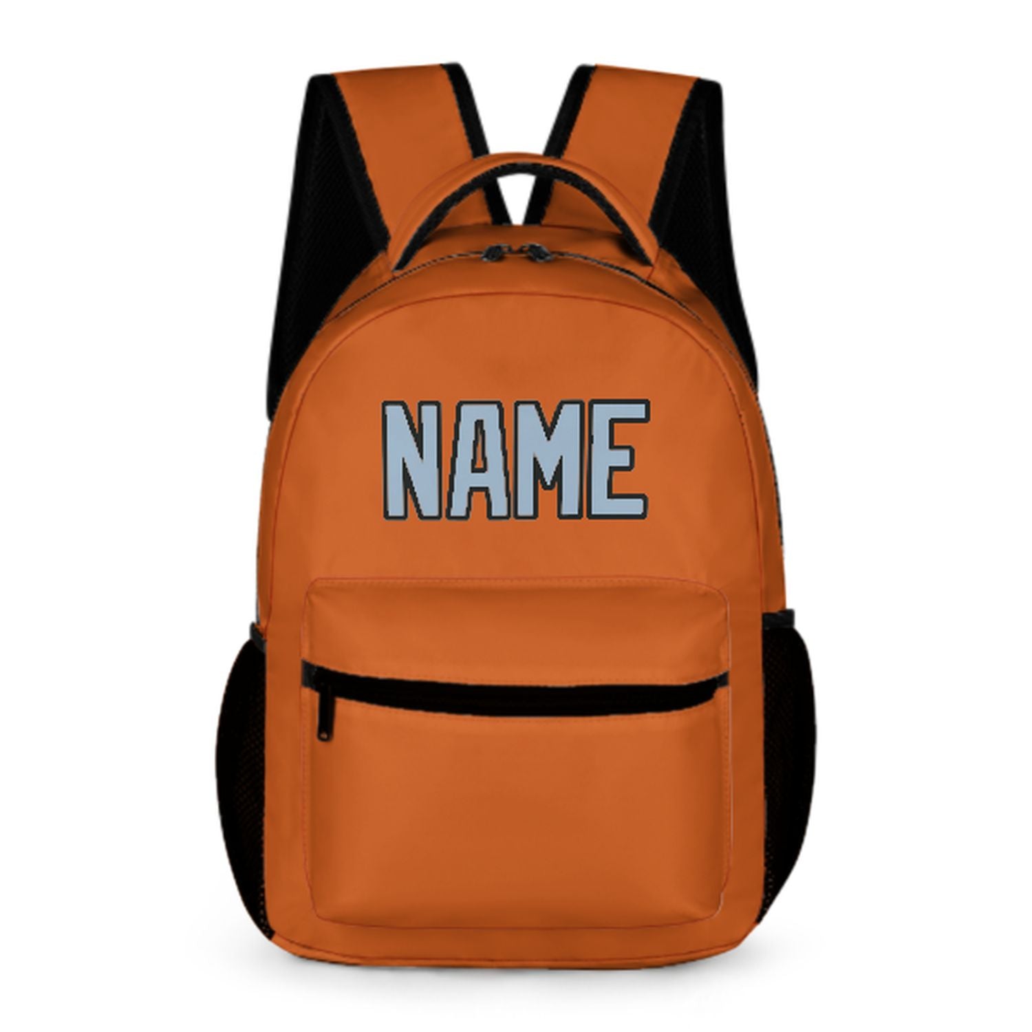 Maßgeschneidertes Orange Hellblau Kinderrucksack