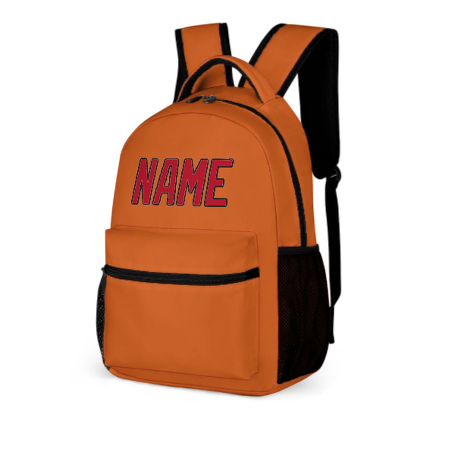 Maßgeschneidertes Orange Rot Kinderrucksack