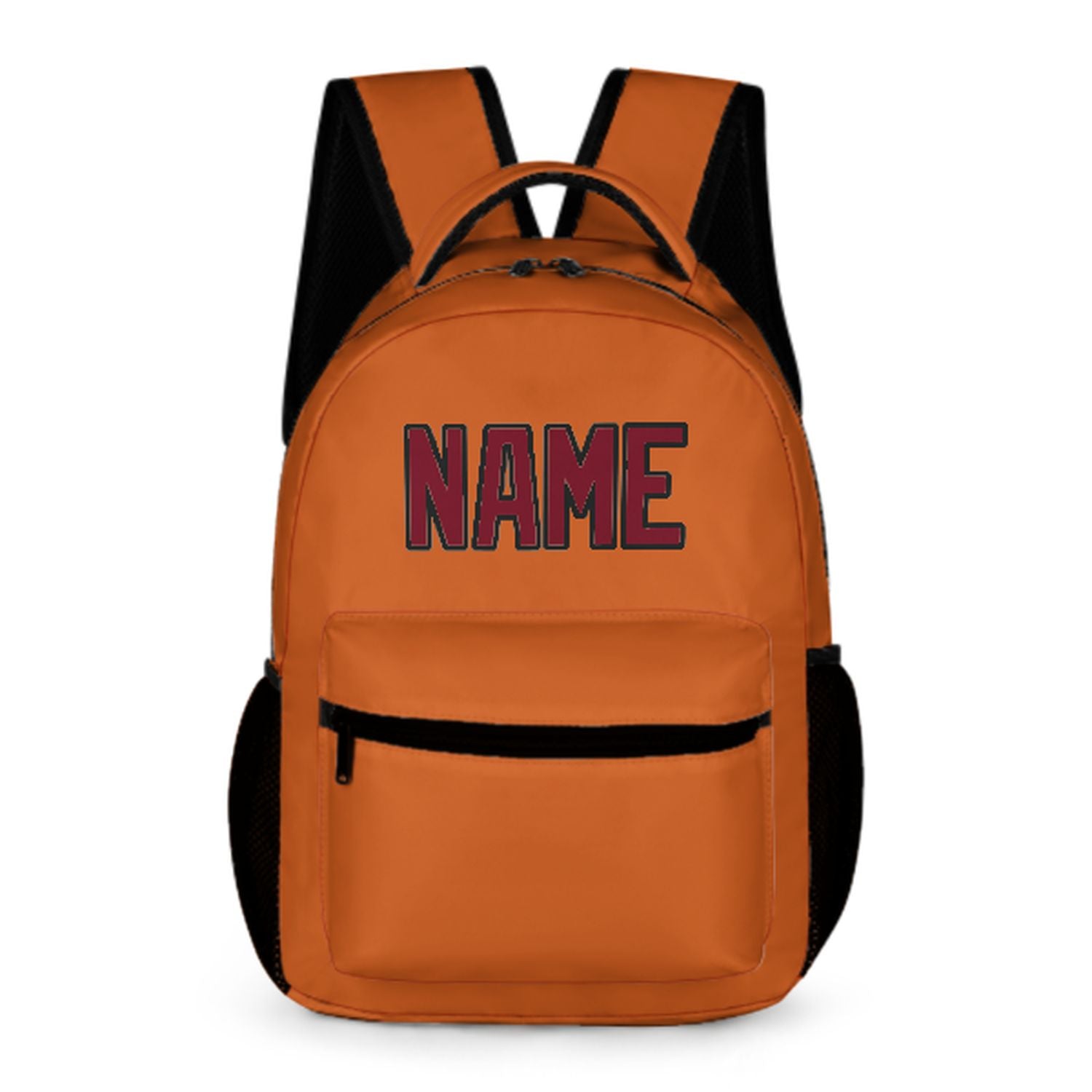 Maßgeschneidertes Orange Karmesinrot Kinderrucksack